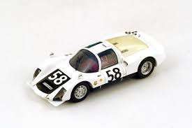 1/43 Spark 1966 Porsche 906/6 #58 Klass Stommelen 7th Place Le Mans Car Model