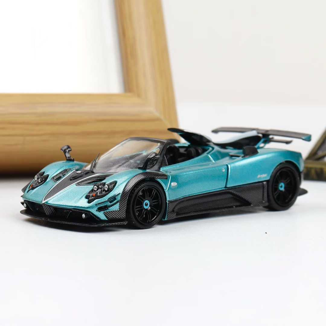1/64 Rhino Model Pagani Zonda (Carbon Blue) Diecast Car Model 1/64 Rhino Model Pagani Zonda (Carbon Blue) Diecast Car Model