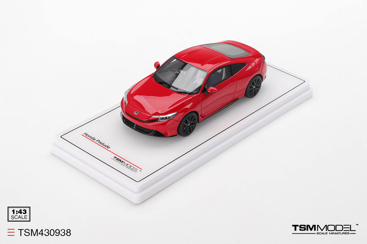 1/43 TSM Honda Prelude RHD (Rallye Red) Car Model - LIVECARMODEL.com