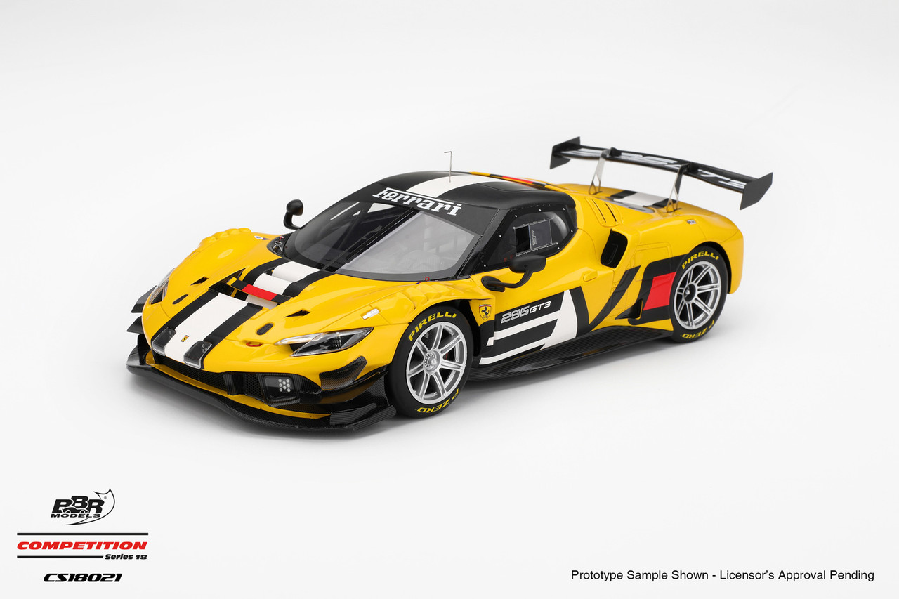 カーペンター 1/18 BBR Ferrari 296 GT3 EVO Presentation Car Model - LIVECARMODEL.com