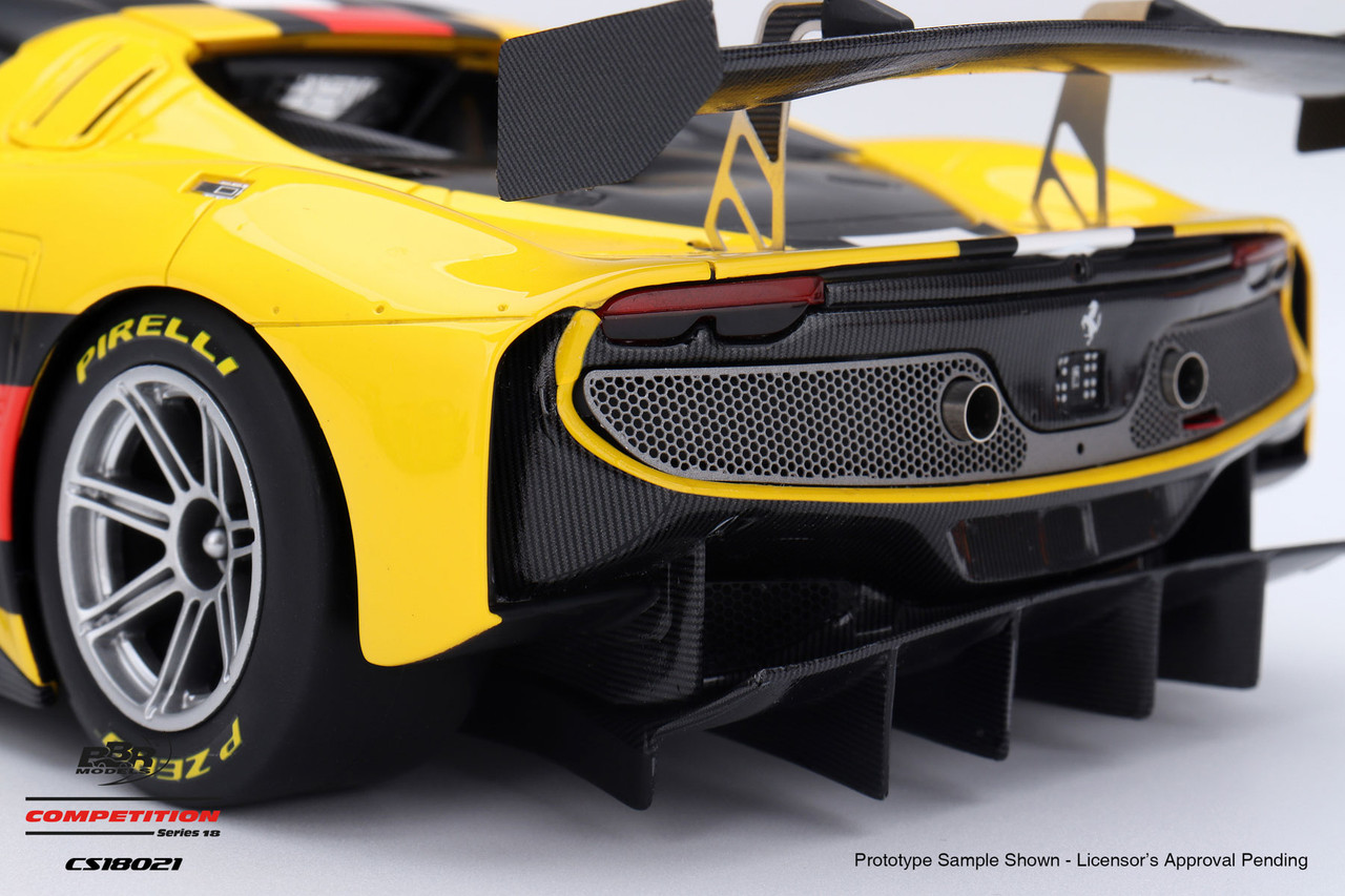 1/18 BBR Ferrari 296 GT3 EVO Presentation Car Model - LIVECARMODEL.com