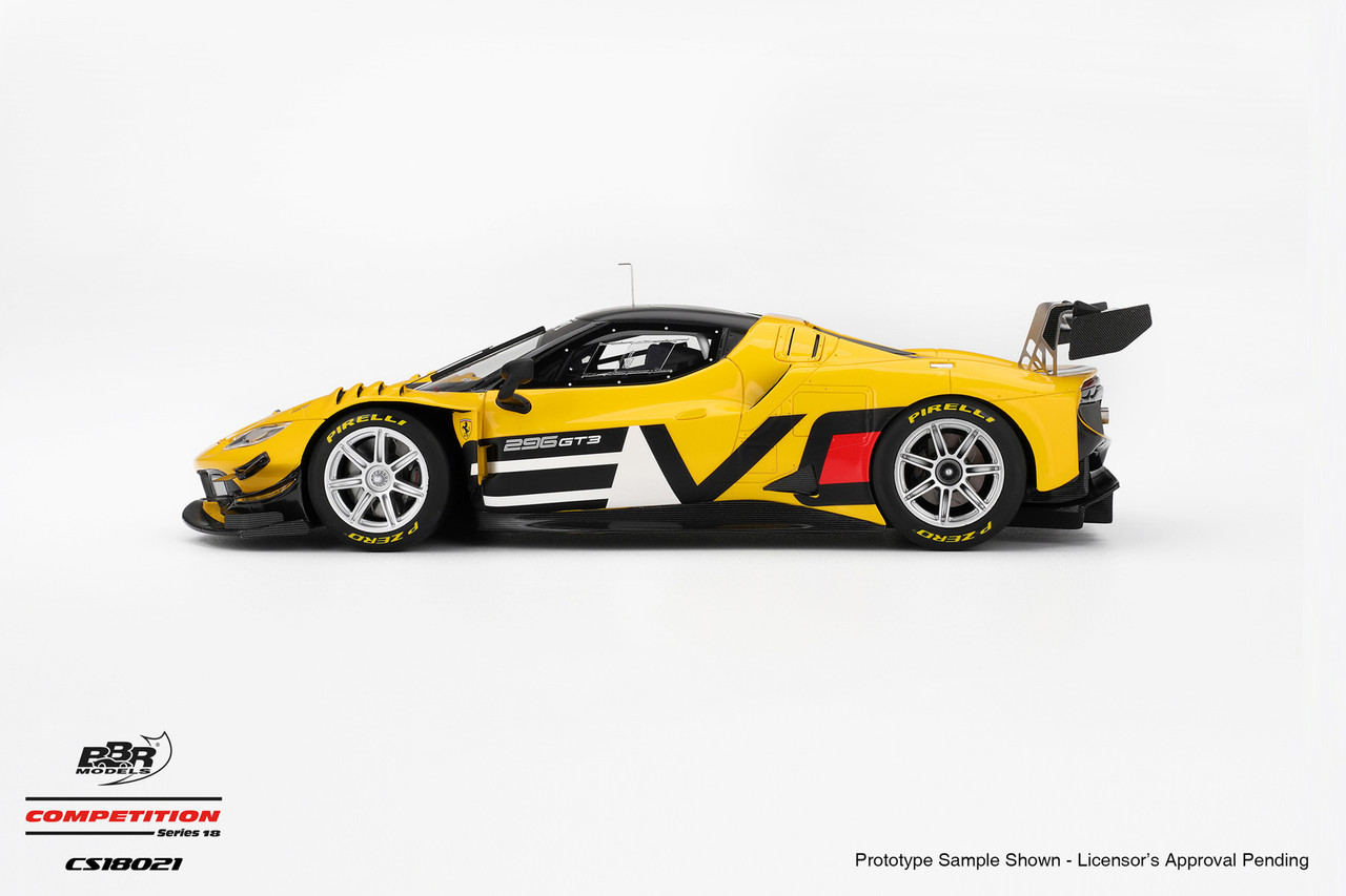 。。。 1/18 BBR Ferrari 296 GT3 EVO Presentation Car Model - LIVECARMODEL.com