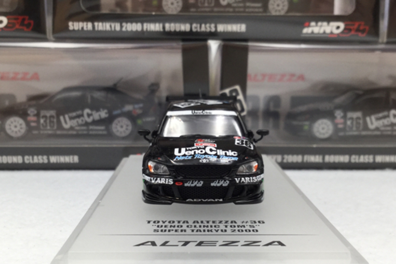 1/64 INNO64 Toyota ALTEZZA #36 UENO CLINIC TOM‘S Diecast Car Model