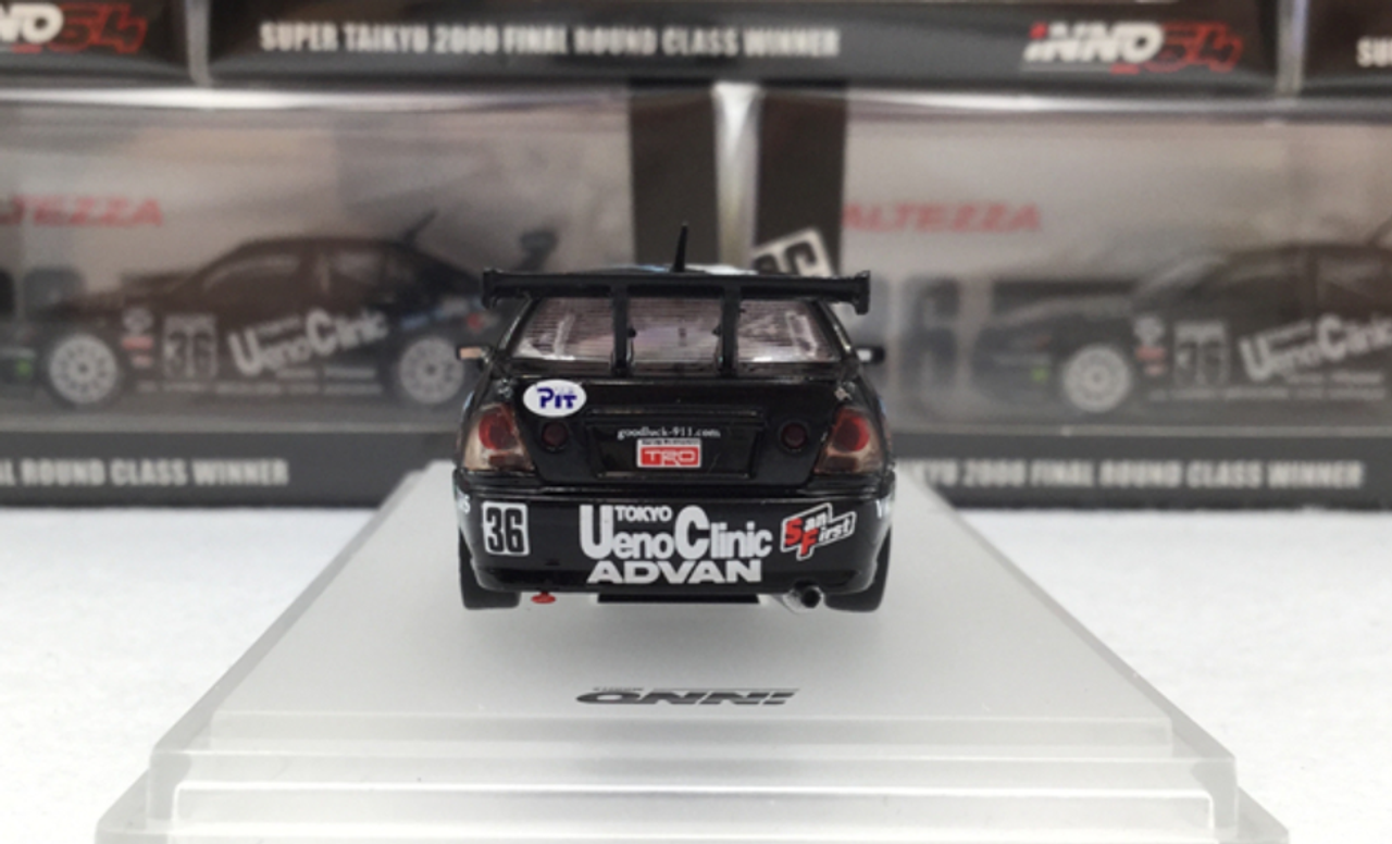 1/64 INNO64 Toyota ALTEZZA #36 UENO CLINIC TOM‘S Diecast Car Model