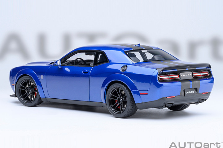 1/18 AUTOart 2022 Dodge Challenger SRT Jailbreak (Indigo Blue) Car Model