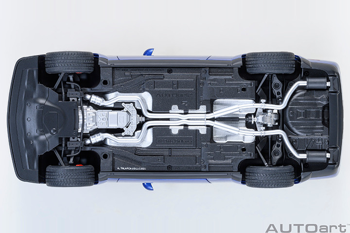 1/18 AUTOart 2022 Dodge Challenger SRT Jailbreak (Indigo Blue) Car Model