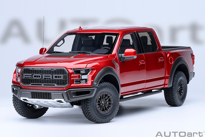 1/18 AUTOart 2019 Ford F-150 Raptor Supercrew (Ruby Red) Car Model