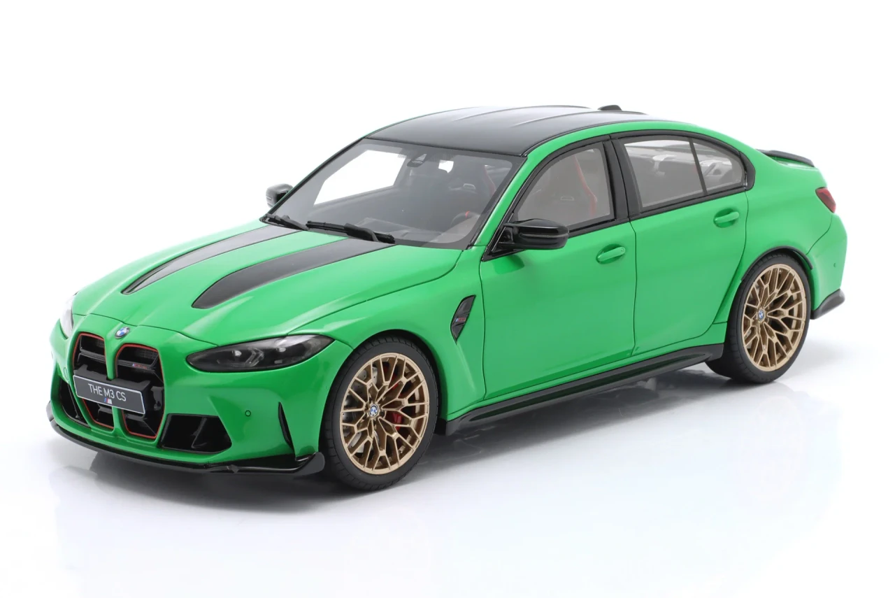 1/18 GT Spirit 2023 BMW M3 CS G80 (Signal Green) Car Model