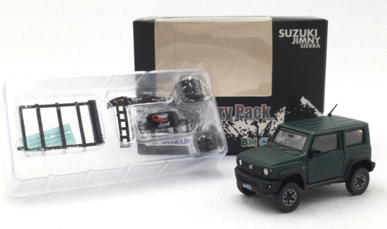 1/64 BM Creations Suzuki Jimny (JB74) (Green) Diecast Car Model