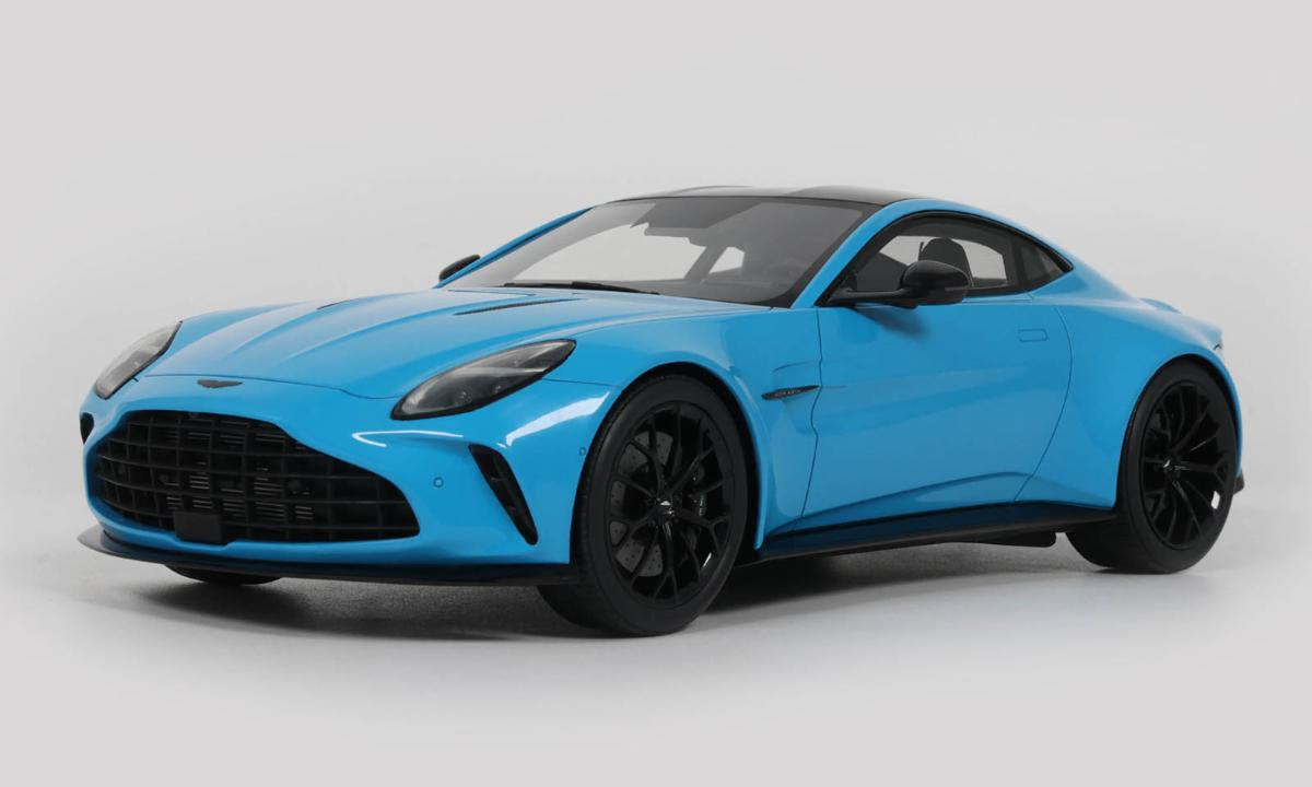 1/18 GT Spirit 2024 Aston Martin Vantage Elwood Blue Car Model