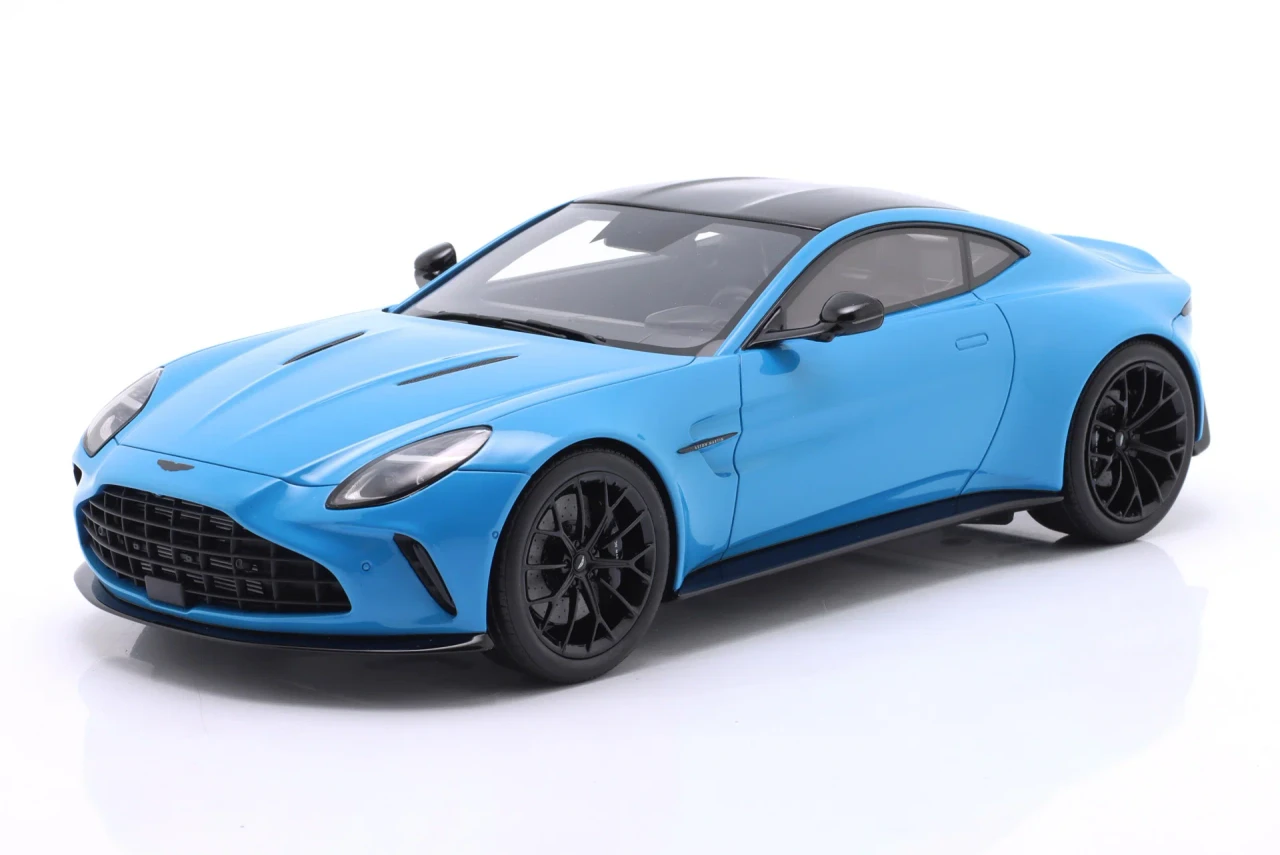 1/18 GT Spirit 2024 Aston Martin Vantage Elwood Blue Car Model