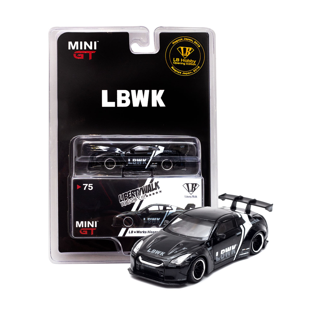 1/64 Mini GT LB Works Liberty Walk Nissan GT-R GTR R35 Diecast Car