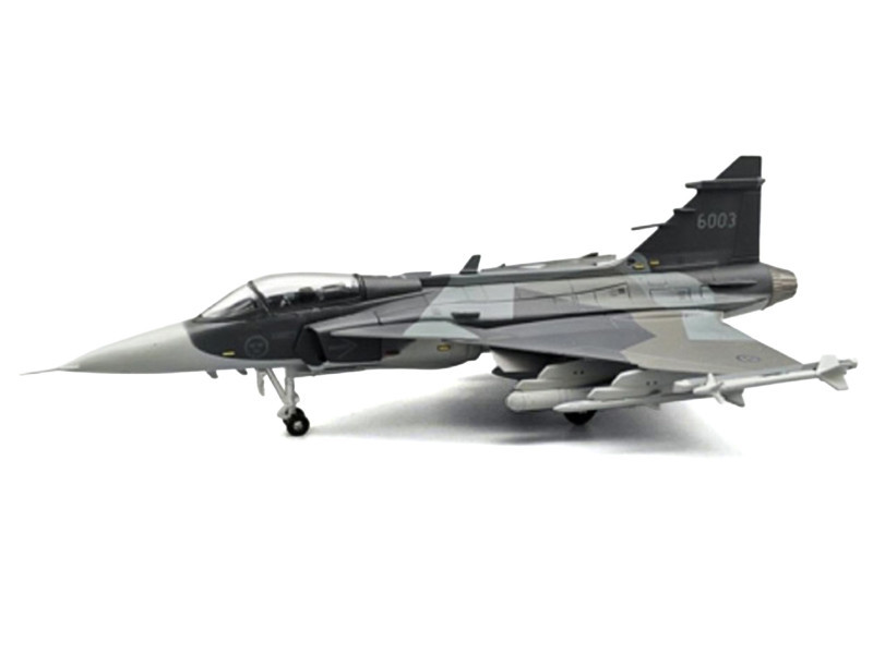 Saab JAS 39E Gripen Fighter Aircraft "6003 E-variant Pre-Production Test" (2023) Swedish Air Force 1/72 Diecast Model Airplane by Aviation 72