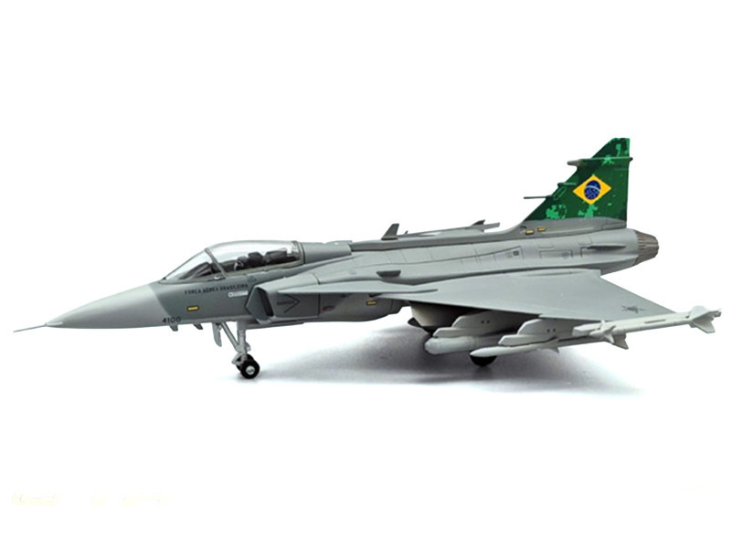 Saab JAS 39E Gripen Fighter Aircraft "Brazilian Air Force" 1/72 Diecast Model Airplane by Aviation 72