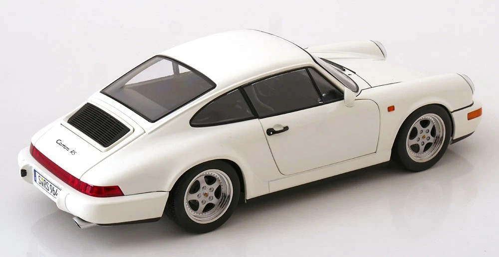 1/12 KK-Scale 1992 Porsche 911 (964) RS (White with Speedline Wheels) Diecast Car Model