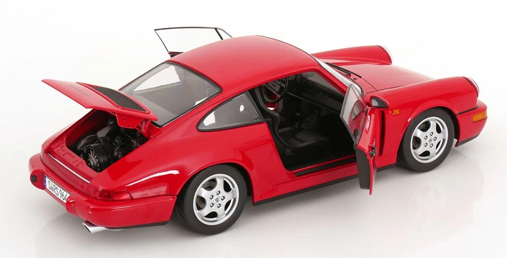 1/12 KK-Scale 1992 Porsche 911 (964) RS (Red with Cup Wheels