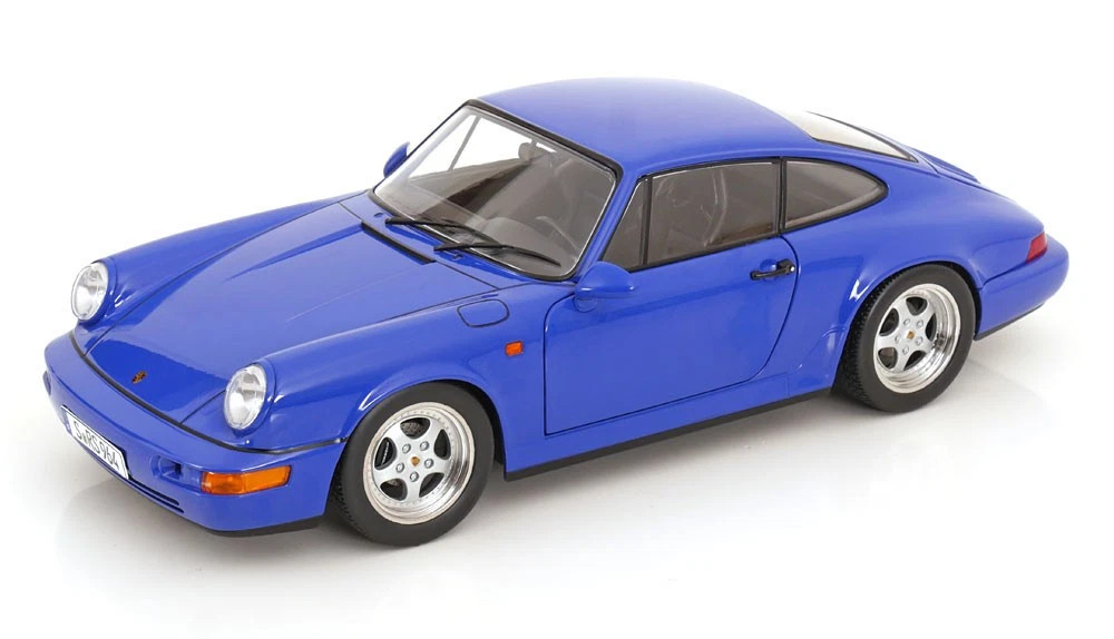 1/12 KK-Scale 1992 Porsche 911 (964) RS (Blue with Speedline Wheels) Diecast Car Model