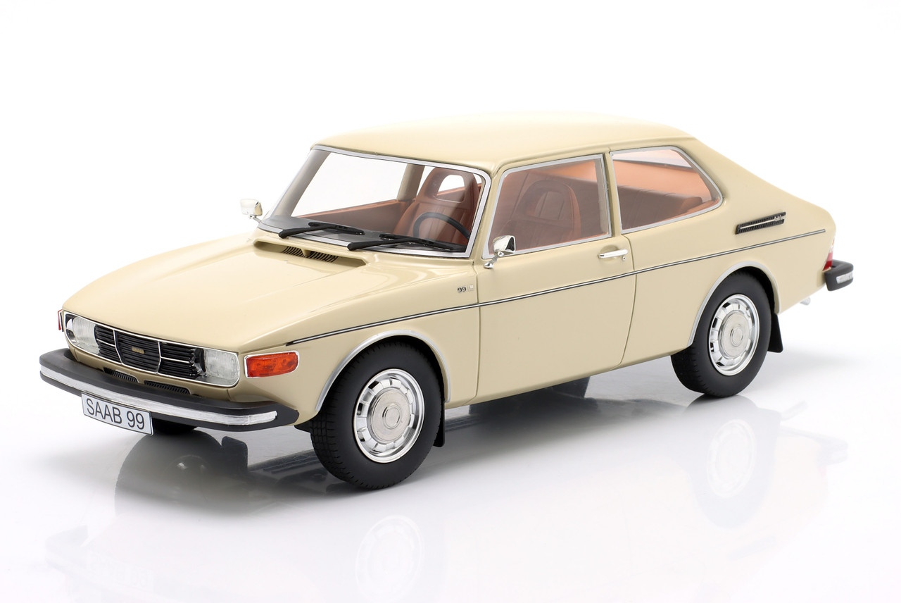1/18 Cult Scale Models 1975 Saab 99 Combi Coupe (Orchid White) Car Model