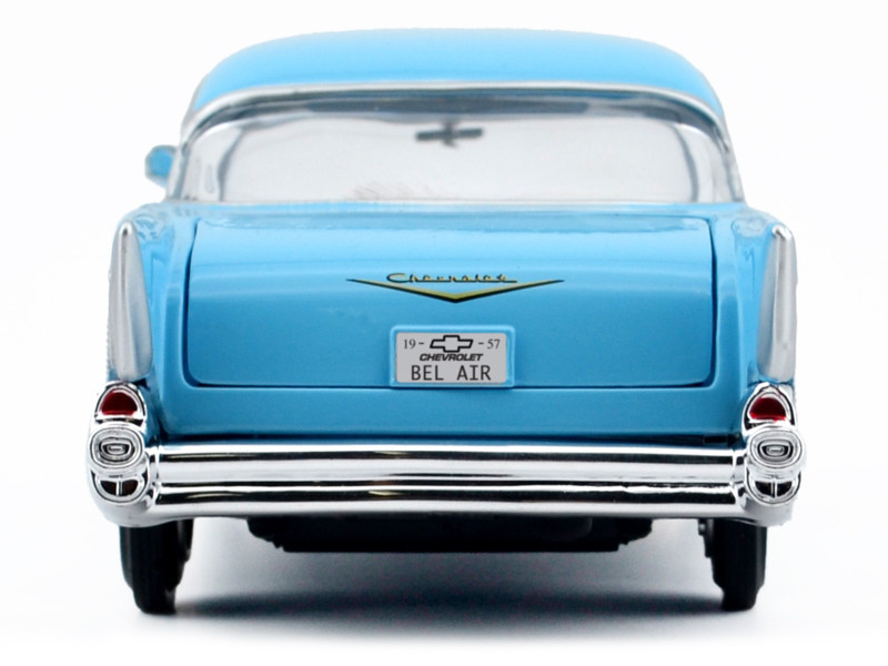 1957 Chevrolet Bel Air Light Blue "Timeless Legends" Series 1/24 Diecast Model Car by Motormax