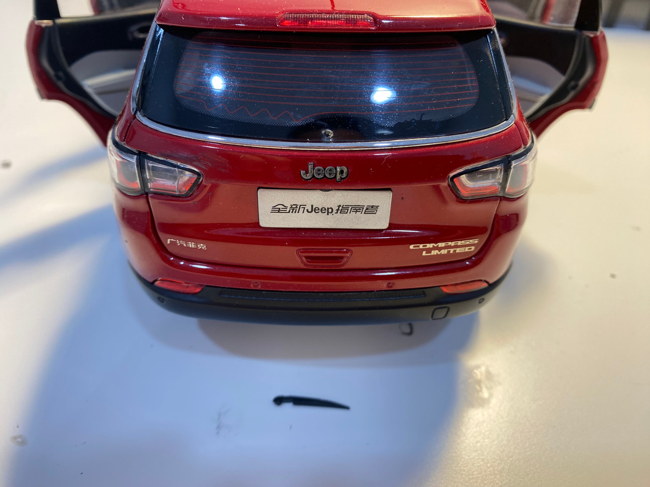 AS-IS 1/18 Dealer Edition Jeep Compass (Red) Diecast Car Model