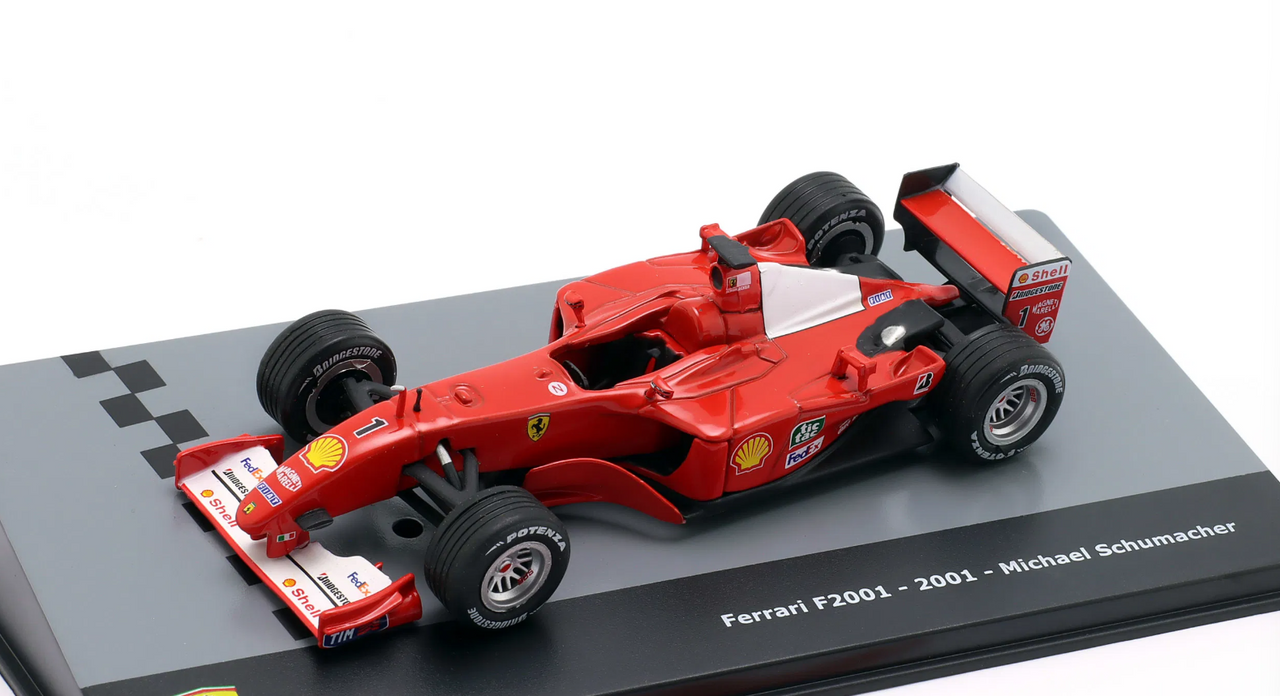 1/43 Altaya 2001 Formula 1 Michael Schumacher Ferrari F2001 #1 Formula 1 World champion 2001 Car Model