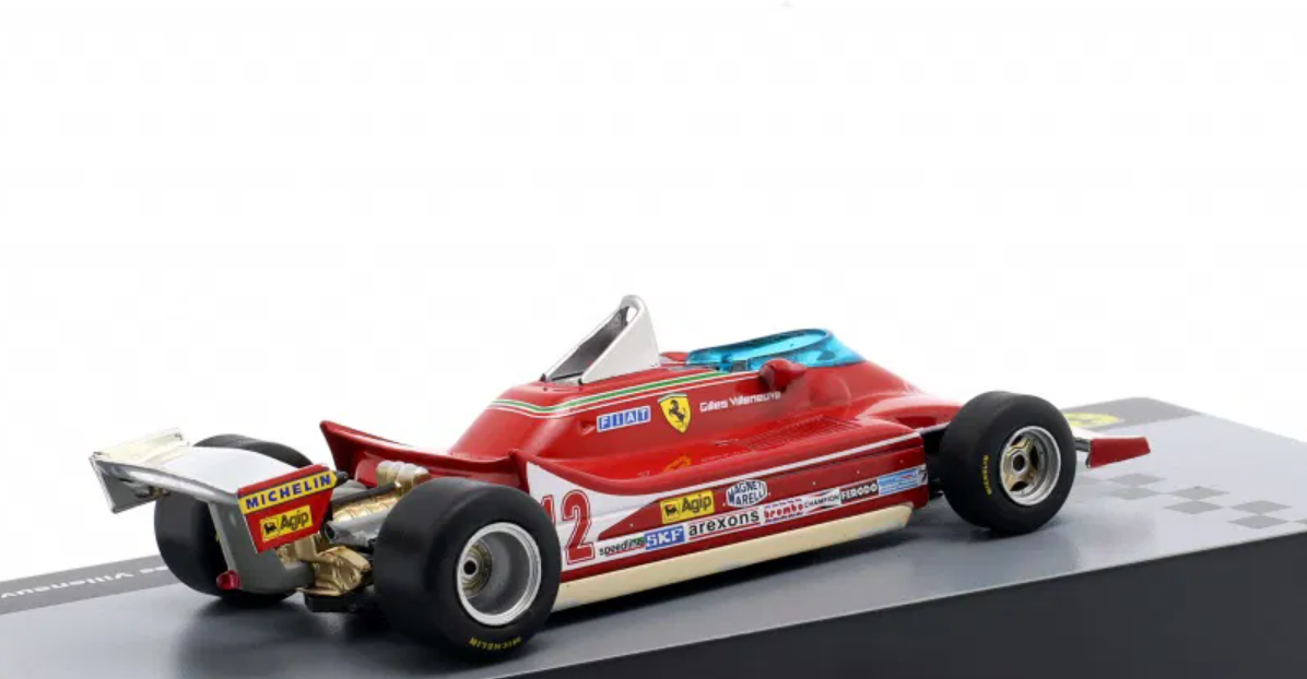 1/43 Altaya 1979 Formula 1 Gilles Villeneuve Ferrari 312T4 #12 Car Model