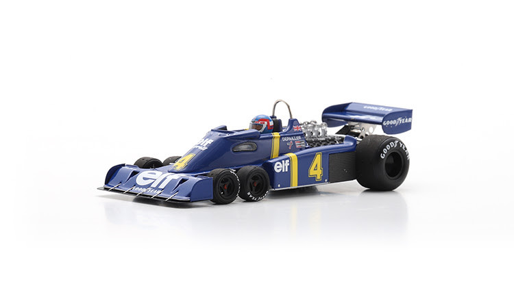 1/43 Spark 1976 Formula 1 Tyrrell P34 #4 2nd Sweden GP Patrick Depailler Car Model