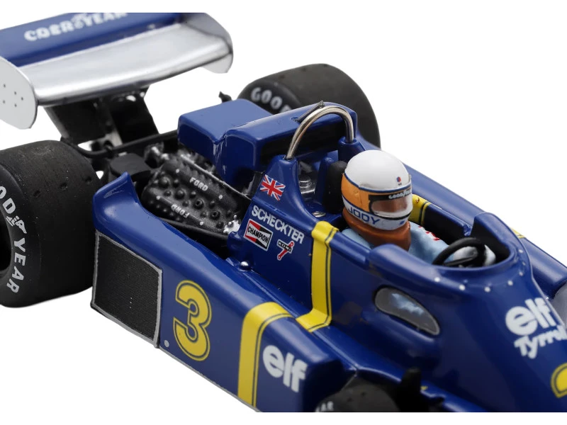 1/43 Spark 1976 Formula 1 Tyrrell P34 #3 4th Belgium GP Jody Scheckter Car Model