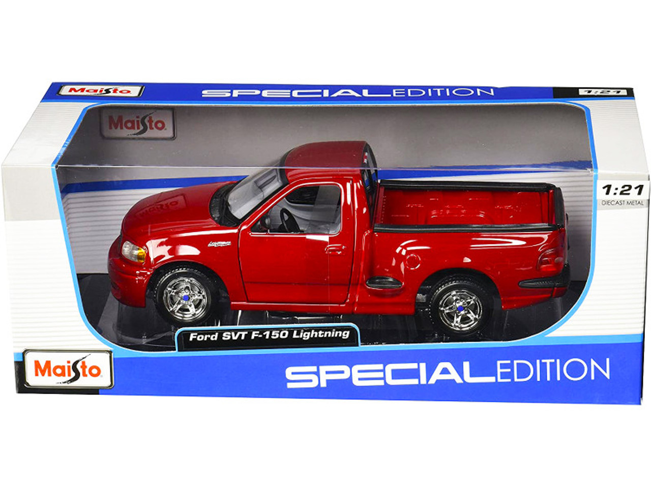 1/21 Maisto Ford SVT F-150 Lightning Pickup Truck (Red) Diecast Car Model