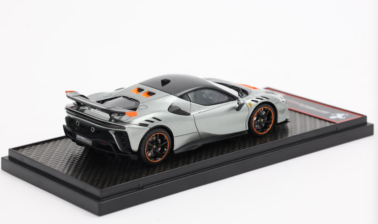 1/43 BBR Ferrari SF90 XX Stradale (Grigio Competizione Silver Grey) Car Model Limited 50 Pieces