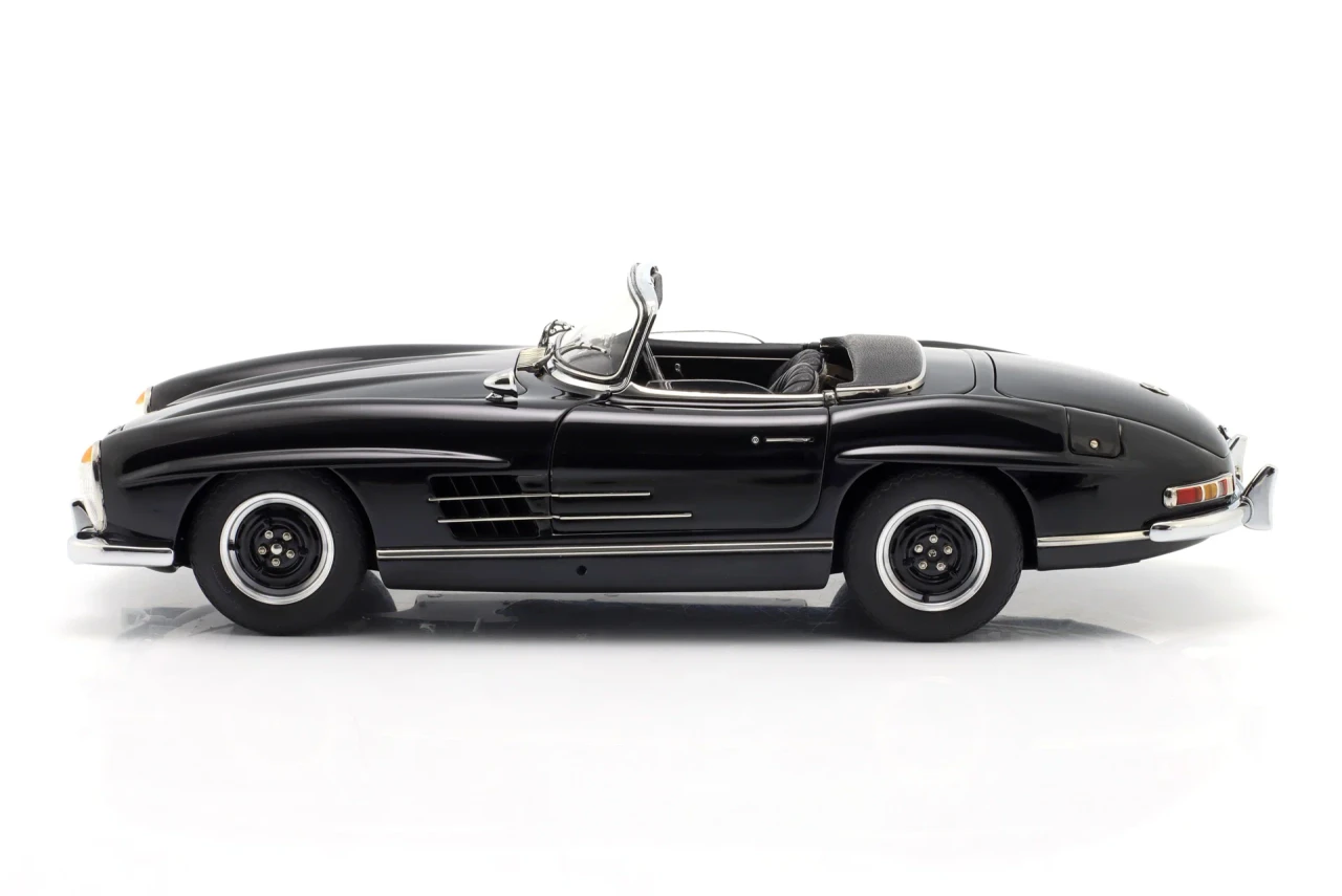 1/18 CMC Mercedes-Benz 300 SL W198 (Black) with Functional Side Windows Diecast Car Model