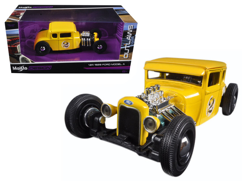 1929 Ford Model A Yellow #2 