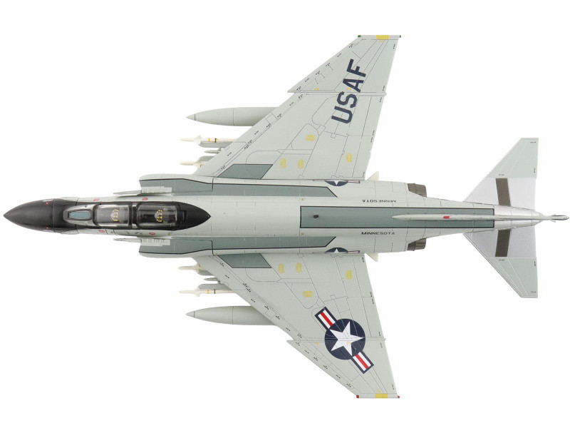 McDonnell Douglas F-4D Phantom II Fighter-Bomber Aircraft "65608 148th Fighter-Interceptor Group Minnesota Air National Guard Duluth International Airport" (1984) United States Air Force "Air Power Series" 1/72 Diecast Model by Hobby Master
