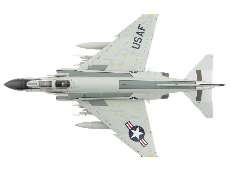 McDonnell Douglas F-4C Phantom II Fighter-Bomber Aircraft "40838 114th Tactical Fighter Training Squadron Oregon Air National Guard" (1980) United States Air Force "Air Power Series" 1/72 Diecast Model by Hobby Master