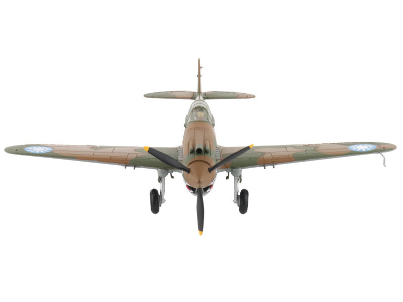 Curtiss P-40B Hawk 81-A2 Fighter-Bomber Aircraft "No.77 Robert Smith 3rd Pursuit Squadron" (1941) American Volunteer Group in China "Air Power Series" 1/48 Diecast Model by Hobby Master