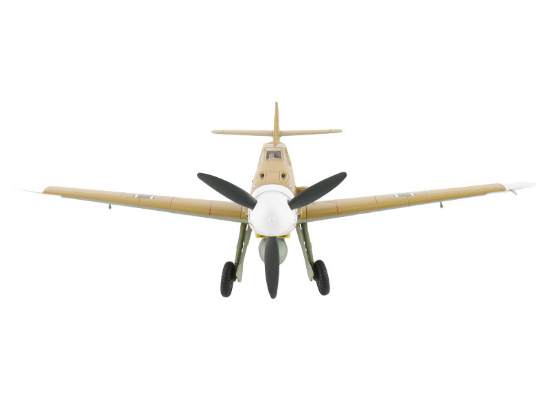 Messerschmitt Bf 109F-4 Fighter Aircraft "Marseille Yellow 14 3./JG27 Egypt" (1942) German Luftwaffe "Air Power Series" 1/48 Diecast Model by Hobby Master