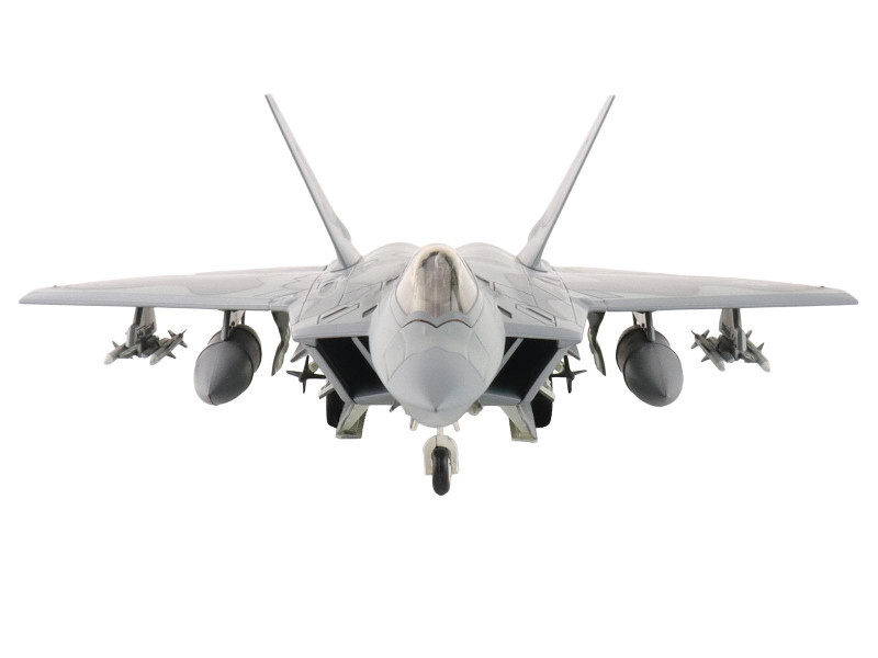 Lockheed F-22 Raptor Stealth Aircraft "09-4190 90th Fighter Squadron 100th Anniversary Elmendorf Air Base" (2017) United States Air Force "Air Power Series" 1/72 Diecast Model by Hobby Master