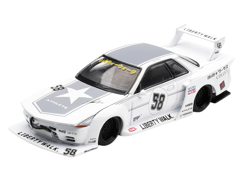 1/64 Mini GT Nissan Skyline GT-R R32 Nissan GT-R32 LB-Kaido Works TAS Diecast Car Model