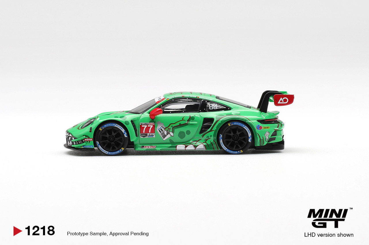 1/64 Mini GT 2022 Porsche 911 GT3 R (992) #77 AO Racing 2025 IMSA