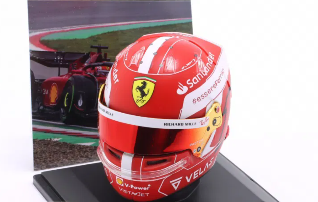1/5 Spark Edition 2022 Formula 1 Charles Leclerc #16 Scuderia Ferrari Helmet Model