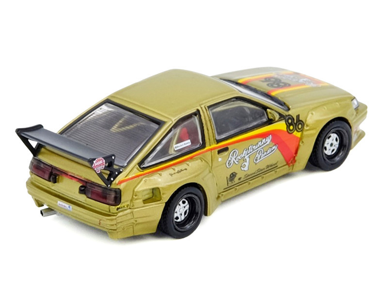 1/64 Inno Toyota Pandem Rocket Bunny AE86 Levin (Green) Diecast Car Model