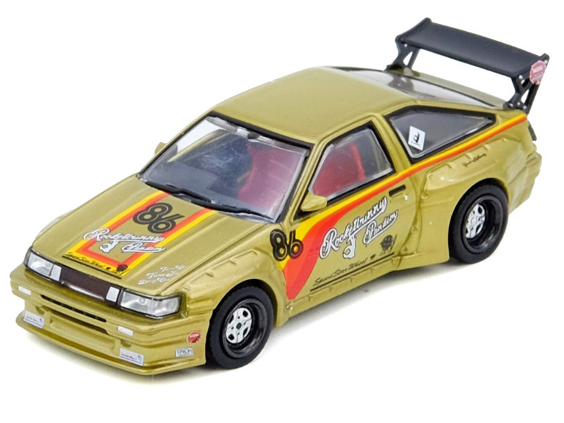 1/64 Inno Toyota Pandem Rocket Bunny AE86 Levin (Green) Diecast Car Model