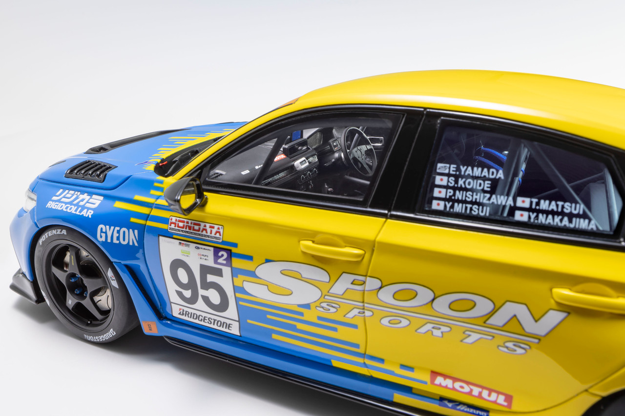 1/18 Kyosho Honda Civic (FL5) Type R Spoon Sports #95 Car Model