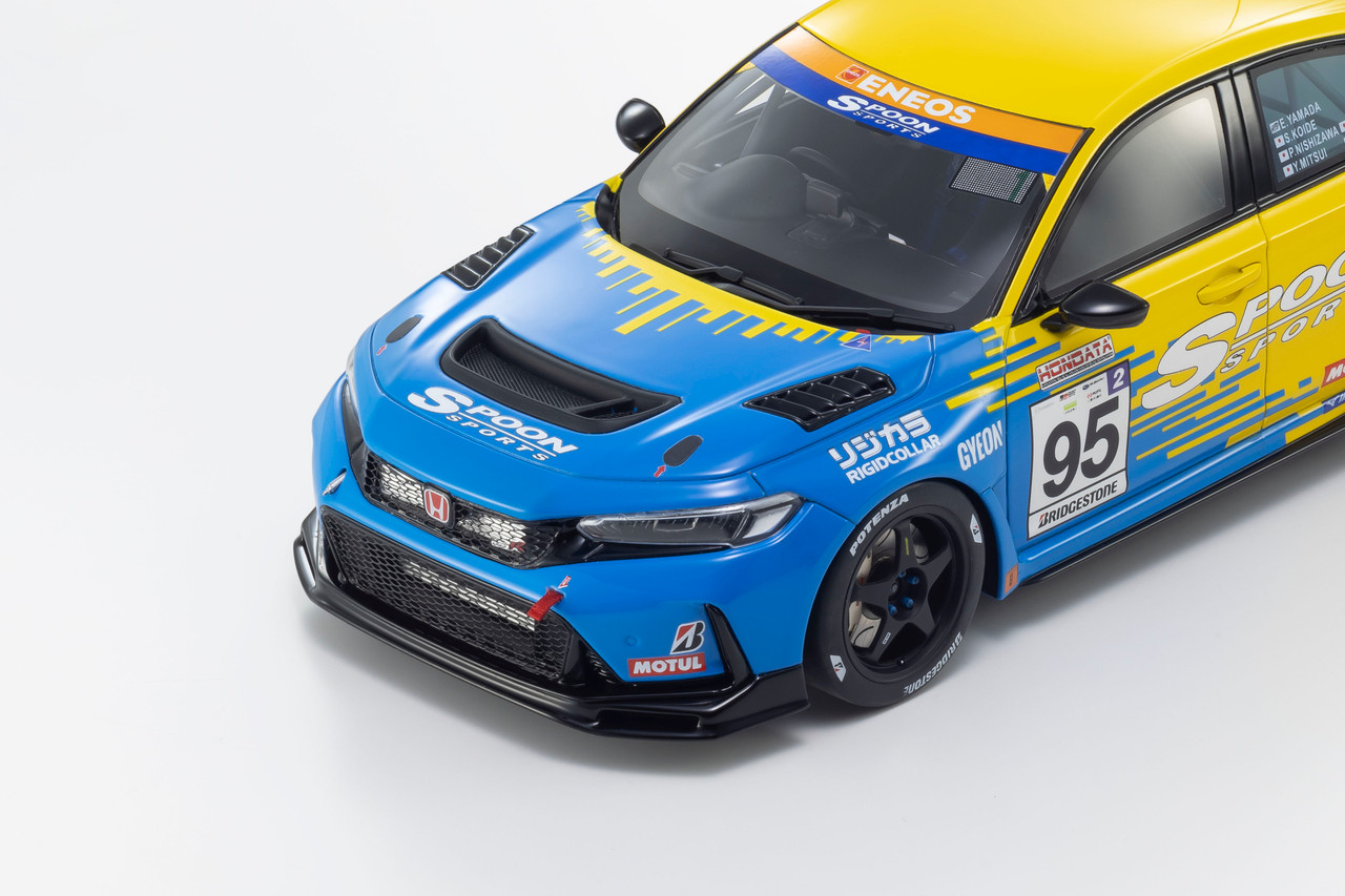 1/18 Kyosho Honda Civic (FL5) Type R Spoon Sports #95 Car Model