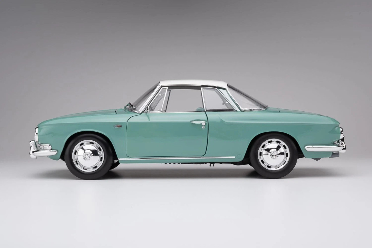 1/18 Norev 1961 Volkswagen VW Karmann Ghia 1500 Type 34 (Pacific Green) Diecast Car Model