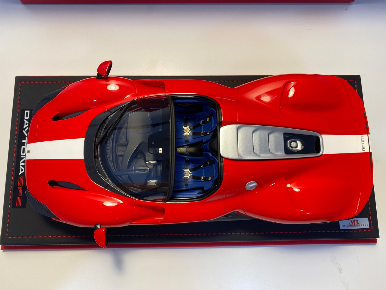 DAMAGED AS-IS 1/18 MR Collection Ferrari Daytona SP3 (Rosso Scuderia Red) Car Model