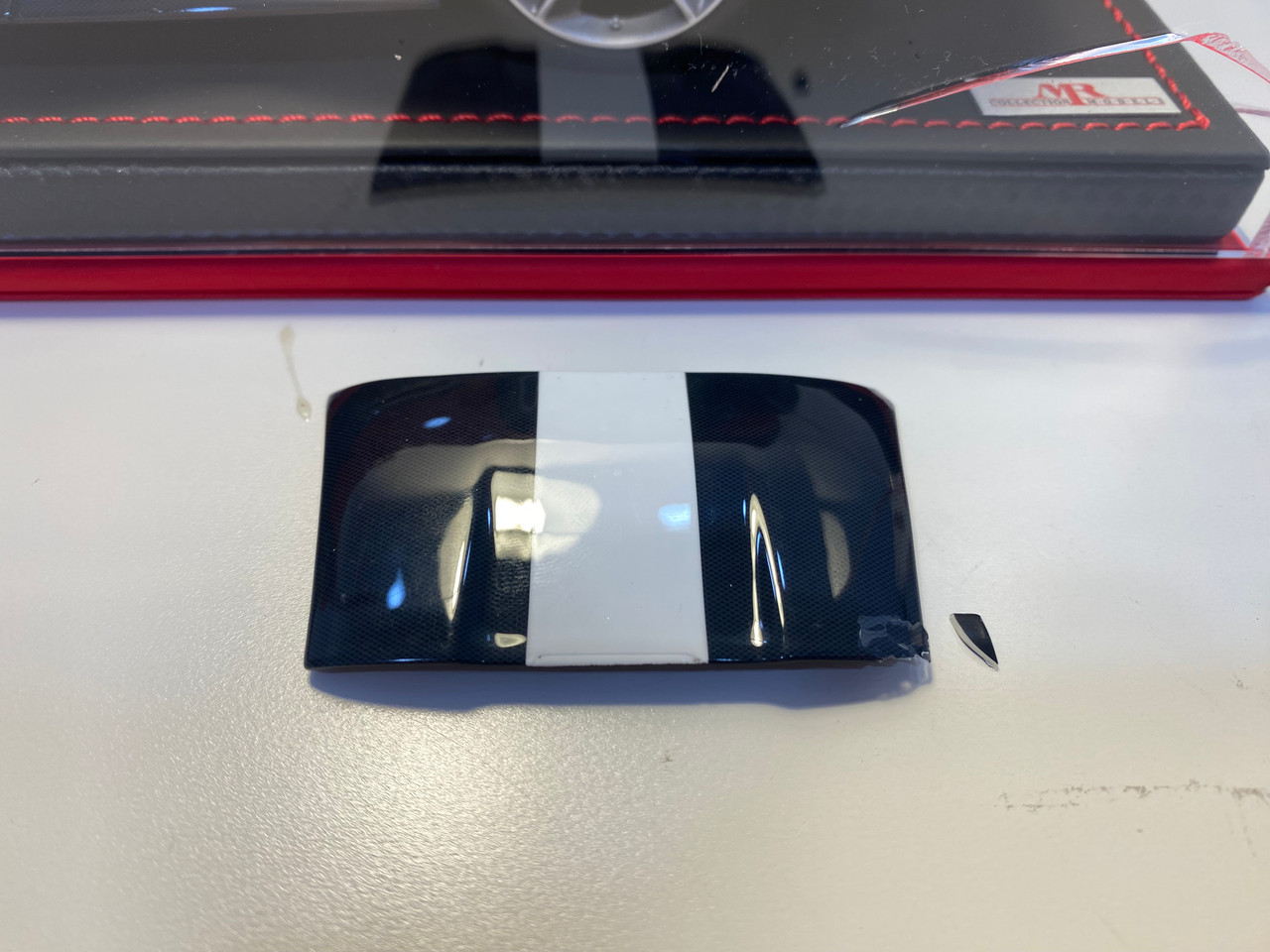 DAMAGED AS-IS 1/18 MR Collection Ferrari Daytona SP3 (Rosso Scuderia Red) Car Model