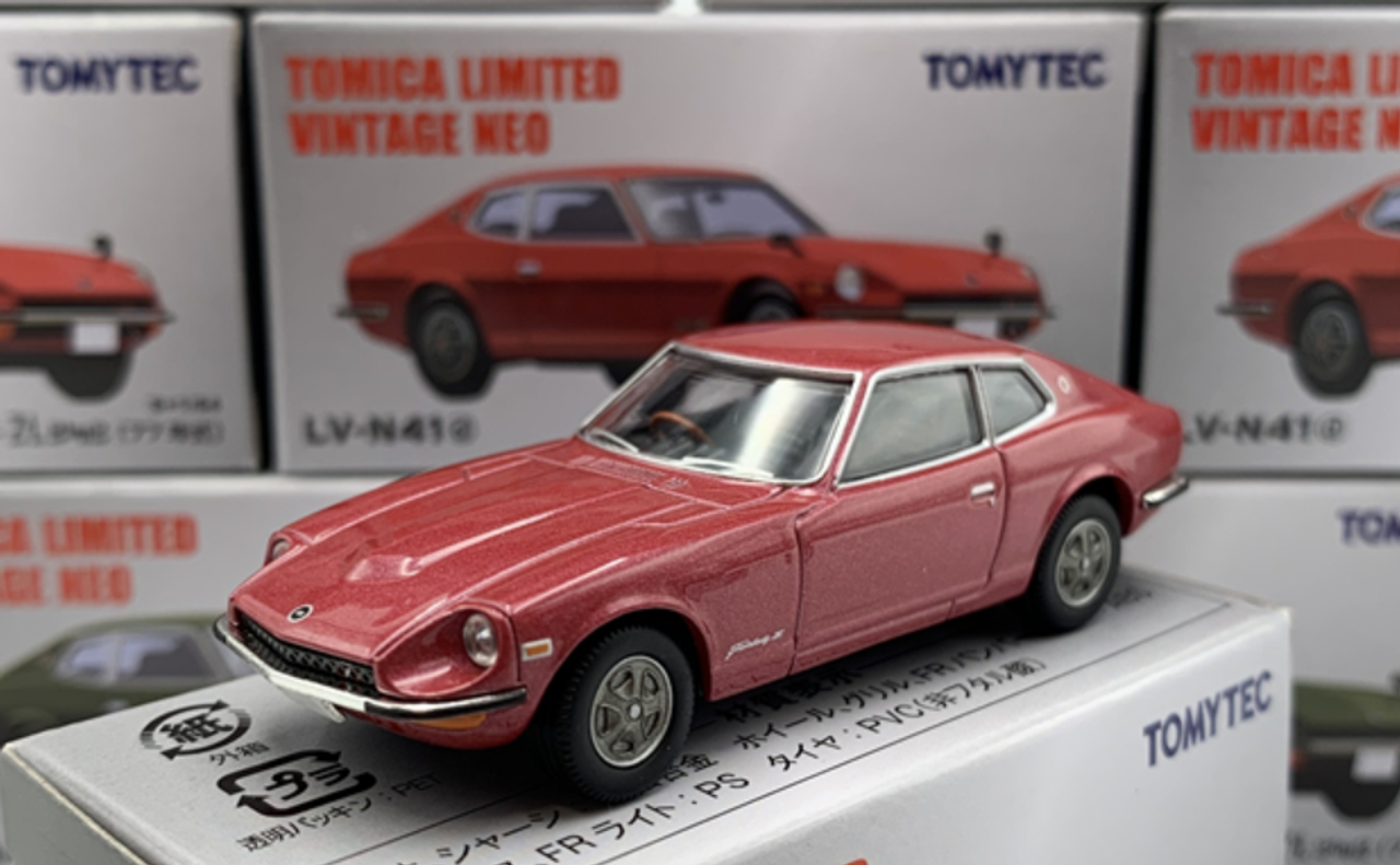 1/64 TOMYTEC TLV Nissan Fairlady Z-L 2 x 2 (Red) Diecast Car Model