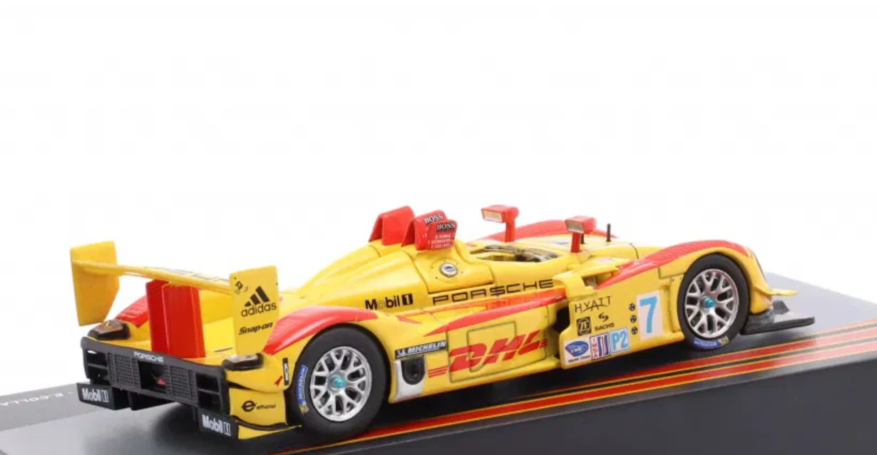 1/43 Altaya 2008 Porsche RS Spyder #7 Winner 12h Sebring Penske Racing Timo Bernhard, Romain Dumas, Emmanuel Collard Car Model