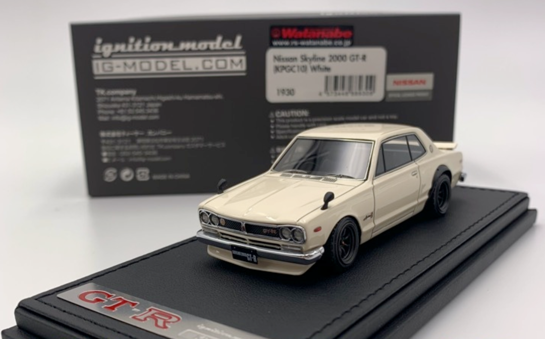 Mark43 1/43 Nissan SKYLINE 2000 GT-R KPGC10 Red PM4335R Model